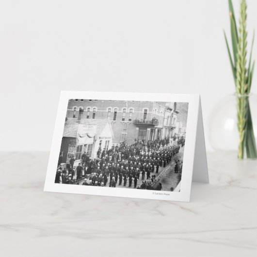 De Parade van de straat in Deadwood, de Foto van Kaart (Voorkant)