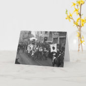 De Parade van Gras van Mardi, 1906 Kaart (Gele Bloem)