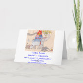 De Parade van Pasen Feestdagen Kaart (Achterkant)