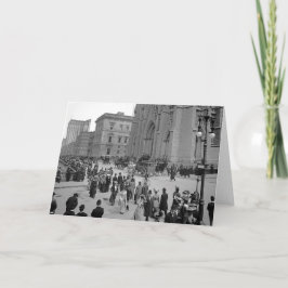 De Parade van Pasen Feestdagen Kaart