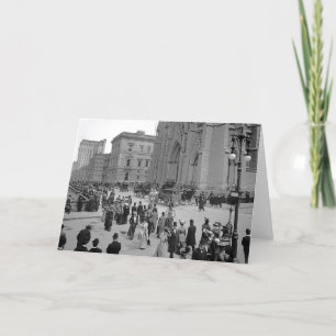 De Parade van Pasen Feestdagen Kaart