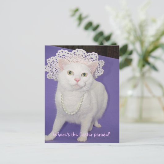 De Parade van Pasen Feestdagenkaart (Staand voorkant)