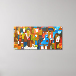 De Paradox van Aanwezigheid Canvas Afdruk