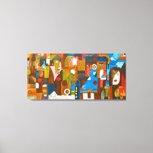 De Paradox van Aanwezigheid Canvas Afdruk (Voorkant)