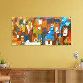 De Paradox van Aanwezigheid Canvas Afdruk (Insitu (Woonkamer))