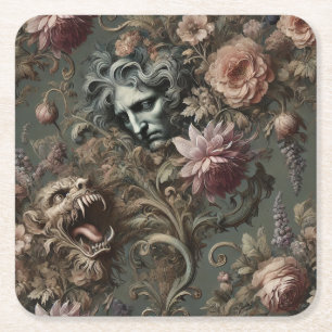 De paradox van de drijfwachter - gotisch mythisch  kartonnen onderzetters