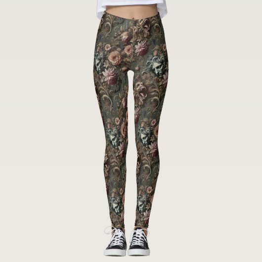 De paradox van de drijfwachter - gotisch Victoriaa Leggings (Voorkant)