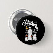 De paranormale begraafplaats Ghost Ronde Button 5,7 Cm (Voorkant /achterkant)