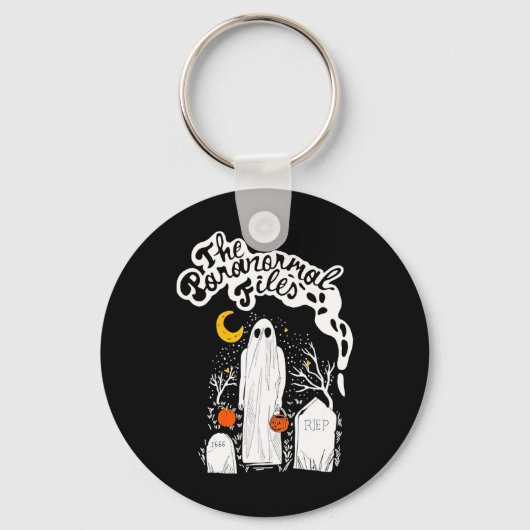 De paranormale begraafplaats Ghost Sleutelhanger (Voorkant)
