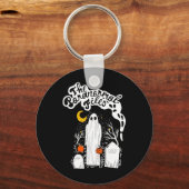 De paranormale begraafplaats Ghost Sleutelhanger (Voorkant)