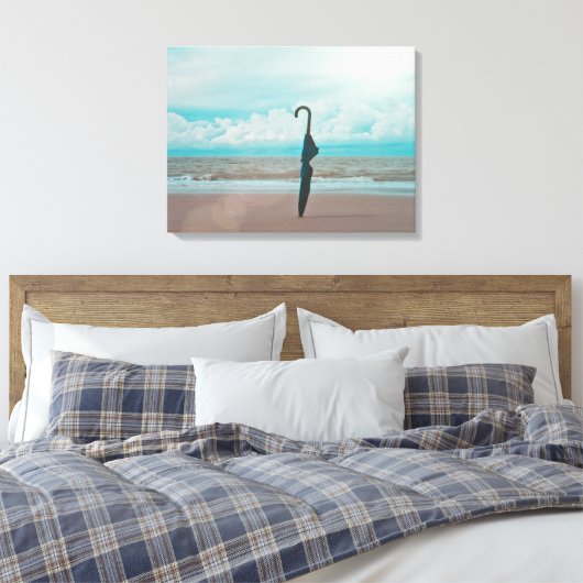 De paraplu - canvas afdruk (Insitu (Slaapkamer))