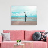 De paraplu  - canvas afdruk (Insitu (Woonkamer))