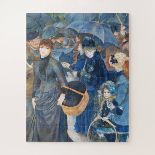 De paraplu's, Pierre Auguste Renoir Art Legpuzzel (Verticaal)