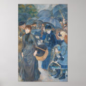De paraplu's van Pierre-Auguste Renoir (1841-1919) Poster (Voorkant)