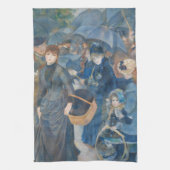 De paraplu's van Pierre-Auguste Renoir (1881-86) Theedoek (Verticaal)