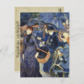 De paraplu's van Renoir Briefkaart (Voorkant / Achterkant)