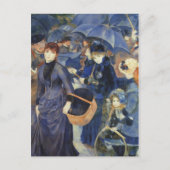 De paraplu's van Renoir Briefkaart (Voorkant)