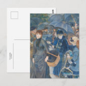De paraplu's van Renoir Briefkaart (Voorkant / Achterkant)