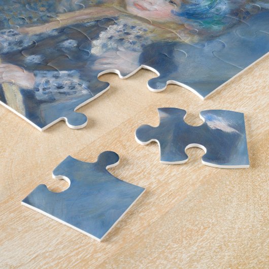 De paraplu's van Renoir Legpuzzel (Zijkant)