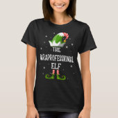 De Paraprofessional Elf familie komt met Kerstmis  T-shirt (Voorkant)