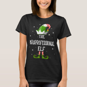 De Paraprofessional Elf familie komt met Kerstmis  T-shirt