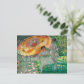 De parasol van de Tuin Briefkaart (Staand voorkant)