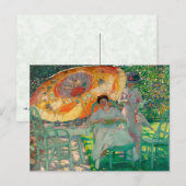 De parasol van de Tuin Briefkaart (Voorkant / Achterkant)