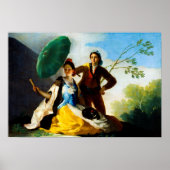 De parasol van Francisco de Goya Poster (Voorkant)