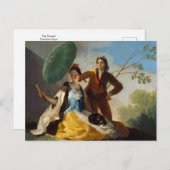 De parasol van Francisco Goya Briefkaart (Voorkant / Achterkant)