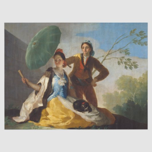 De parasol van Francisco Goya Tissue Paper Tissuepapier (Voorkant)