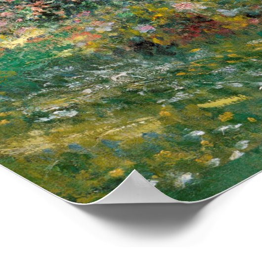 De Parc Monceau (1876) van Claude Monet Poster (Hoek)