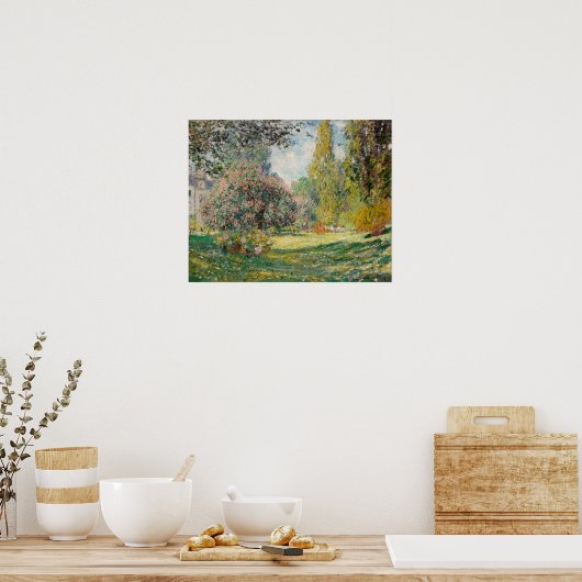 De Parc Monceau (1876) van Claude Monet Poster (Keuken)