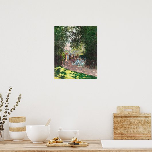 De Parc Monceau (1878) van Claude Monet Poster (Keuken)