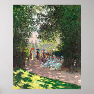 De Parc Monceau (1878) van Claude Monet Poster