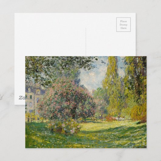 De Parc Monceau - Claude Monet Briefkaart (Voorkant / Achterkant)