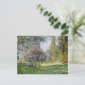 De Parc Monceau - Claude Monet Briefkaart (Staand voorkant)