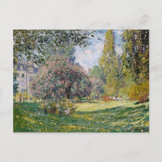 De Parc Monceau - Claude Monet Briefkaart (Voorkant)