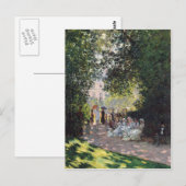 De Parc Monceau - Claude Monet Briefkaart (Voorkant / Achterkant)