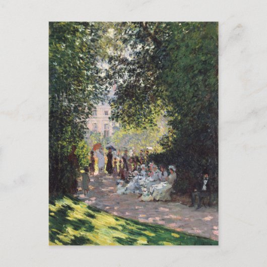 De Parc Monceau - Claude Monet Briefkaart (Voorkant)