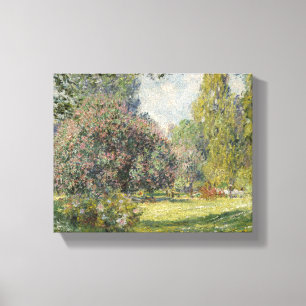 De Parc Monceau - Claude Monet Canvas Afdruk