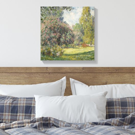 De Parc Monceau - Claude Monet Canvas Afdruk (Insitu (Slaapkamer))