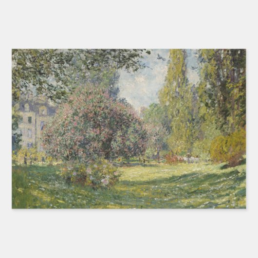 De Parc Monceau - Claude Monet Inpakpapier Vel (Voorkant 2)