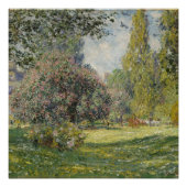 De Parc Monceau - Claude Monet Perfect Poster (Voorkant)