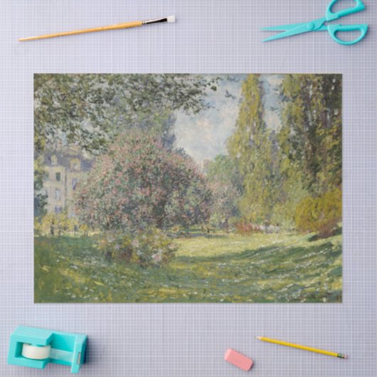 De Parc Monceau - Claude Monet Tissuepapier (Craft)