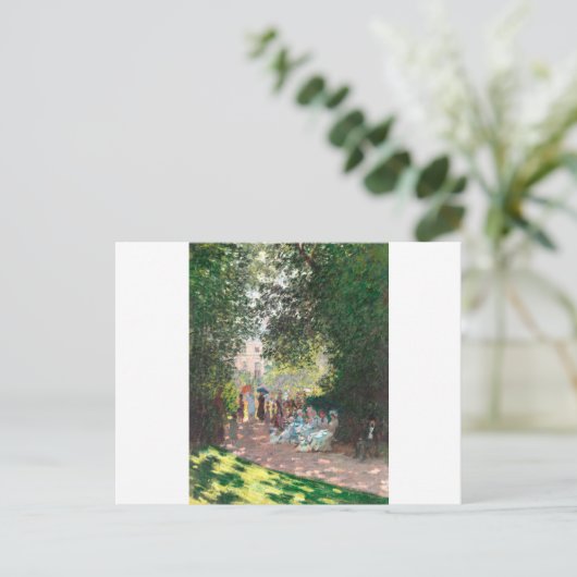 De Parc Monseau door Claude Monet Briefkaart (Staand voorkant)
