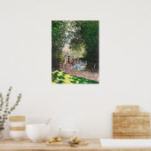 De Parc Monseau door Claude Monet Poster (Keuken)