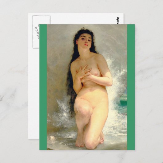 De parel van Bouguereau Briefkaart (Voorkant / Achterkant)