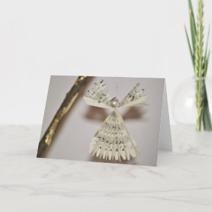 De Parel van de Engel van Kerstmis van de Feestdagen Kaart