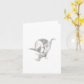 De parel van Grote Prijs Notecard Kaart (Gele Bloem)