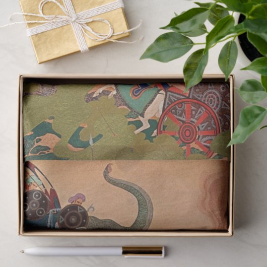 "De parelaar" van Edmund Dulac Tissuepapier (Geschenk)